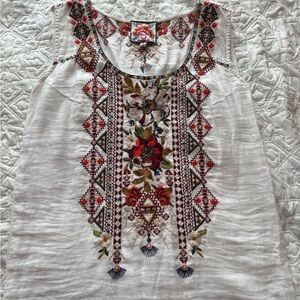 Johnny Was LA XL Beatriz Sleeveless Top